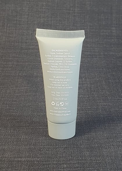 Šampūns + kondicionieris tūbiņā 25g Boutique, sastavs