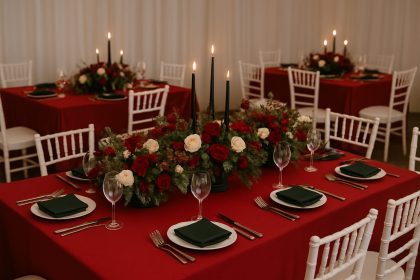 Galdautu noma 145x245cm, sarkans