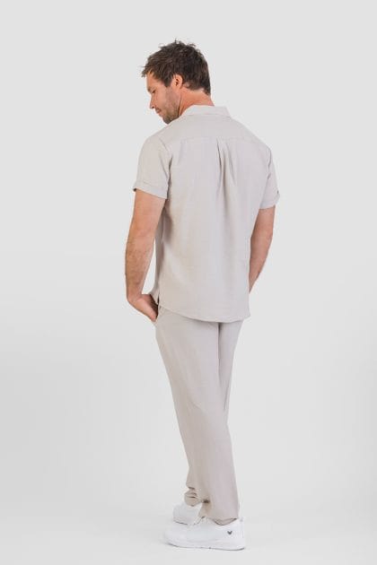 Krekls Unisex ar lina efektu ar apkakli 11 1720 2