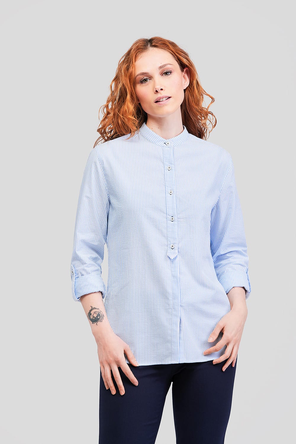 Krekls Unisex Seersucker 3 Krekls Unisex Seersucker