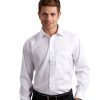Vīriešu krekls Slim fit, balts vai melns ar garām piedurknēm 2 Vīriešu krekls Slim fit, balts vai melns ar garām piedurknēm