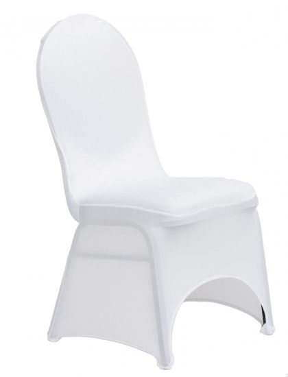 Krēslu pārklājs, balts, elastīgs
