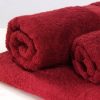 Frotē dvielis Combed, tumši sarkans, 70x140cm, 500gr/m2 2 Frotē dvielis Combed, tumši sarkans, 70x140cm, 500gr/m2