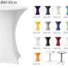 Elastīgais galdauts diam.80-85cm Samba D1 1 Elastīgais galdauts diam.80-85cm Samba D1