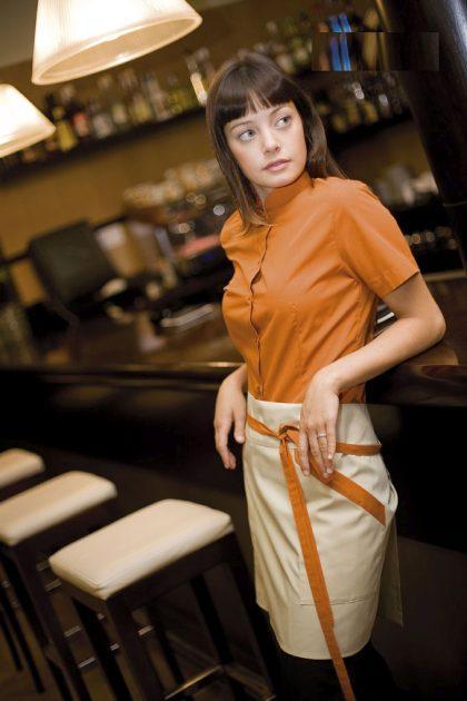 Dāmu blūze Slim fit, balta vai melna ar garām piedurknēm [CLONE] [CLONE]