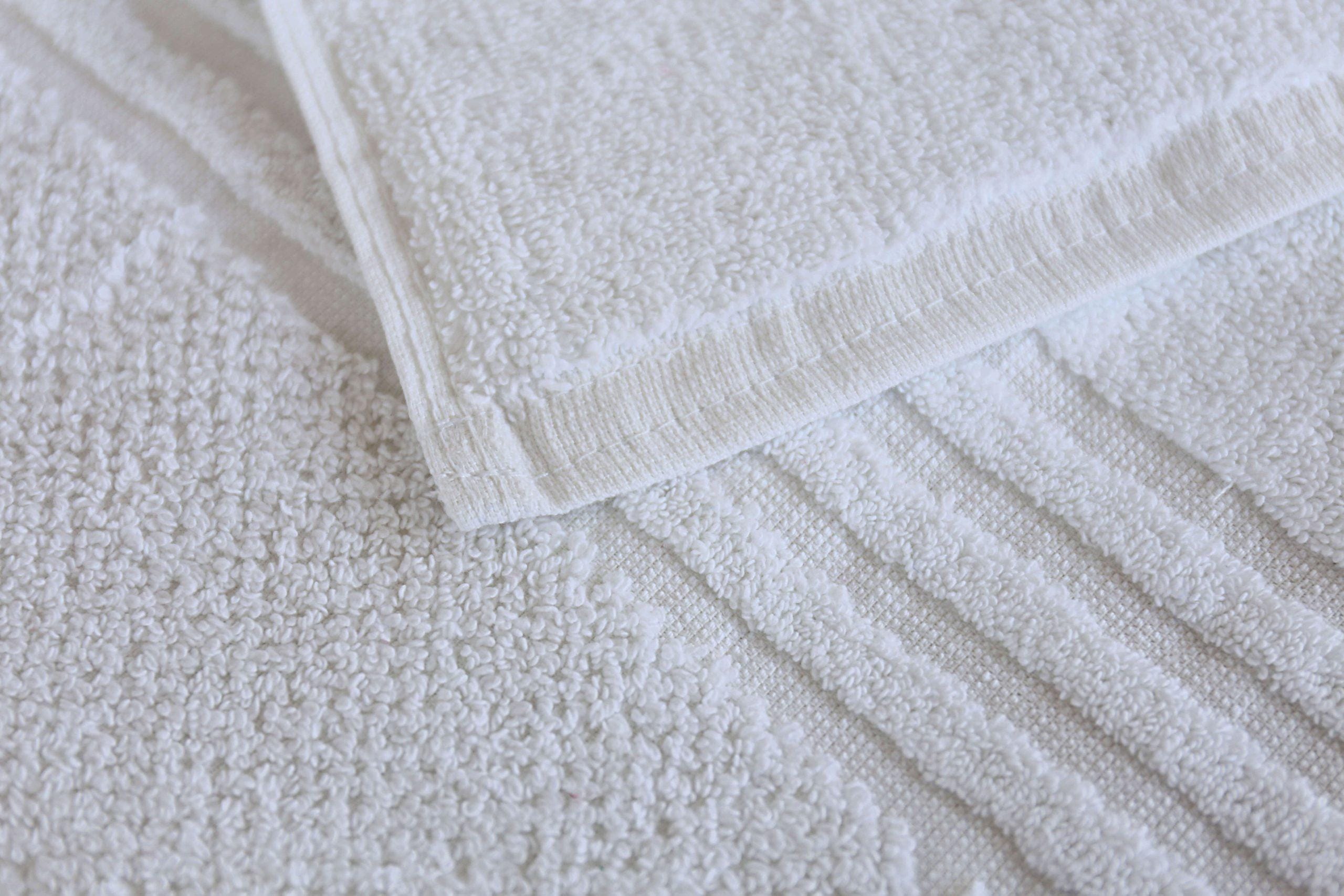 Vannas paklājs 50x70cm, frotē, balts, 650gr 3 Vannas paklājs 50x70cm, frotē, balts, 650gr