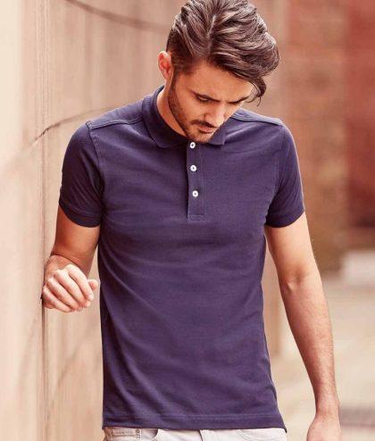 Vīriešu Polo krekls Strech Pique 9 R566M viriesu polo strech navy